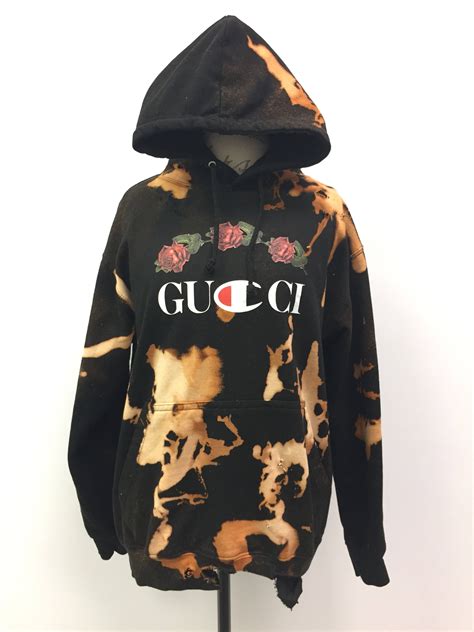 ebay gucci hoodie|Gucci distressed hoodie.